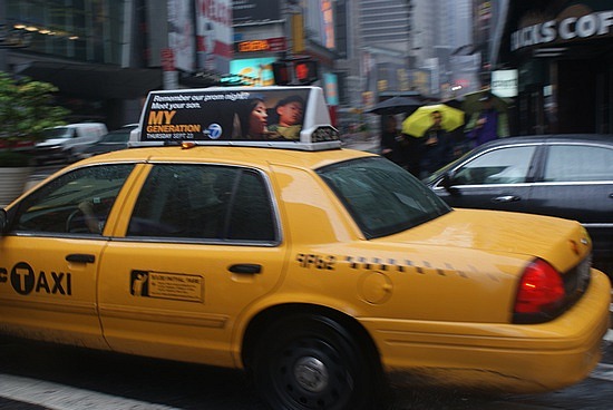 yellow cabs of New York